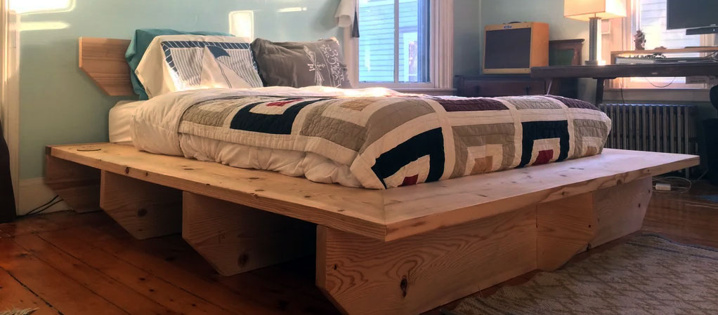 homemade bed
